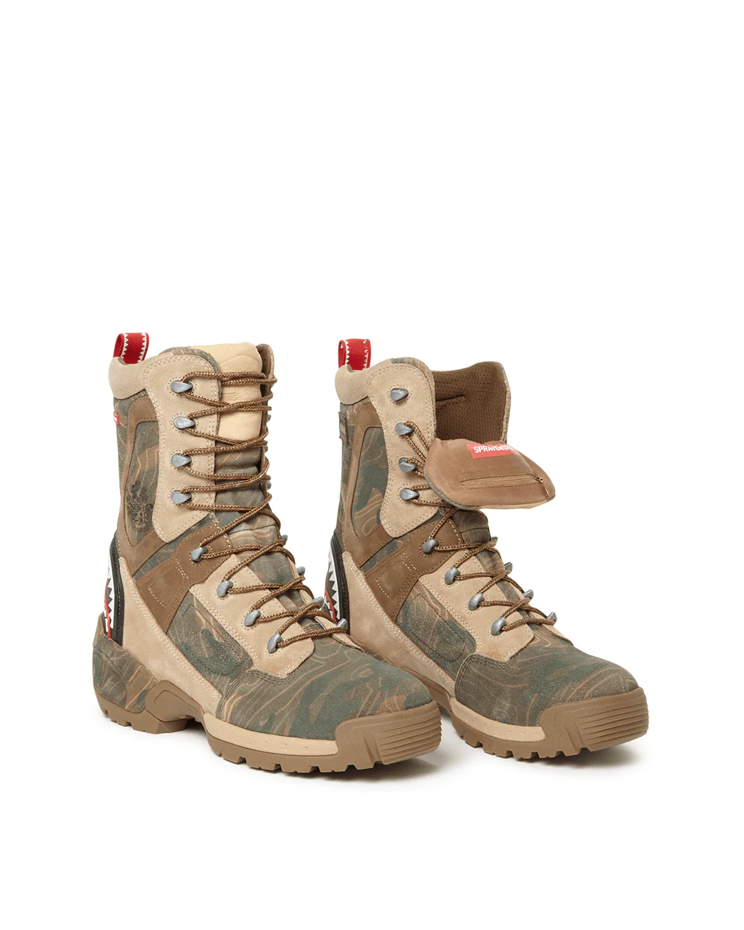 CAMO TERRAIN FUERZA COBRA PARATROOPER BOOTS - MADE IN COLOMBIA NUMBERED 1/280 PAIRS - Image 5