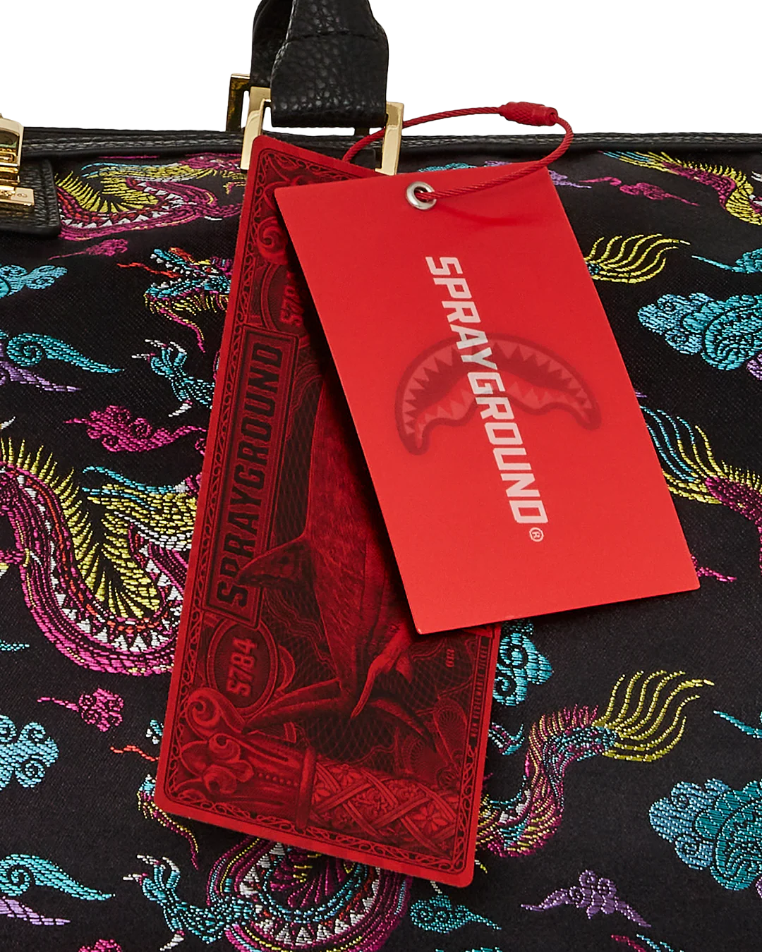 EMBROIDERED DRAGONS DUFFLE - Image 13