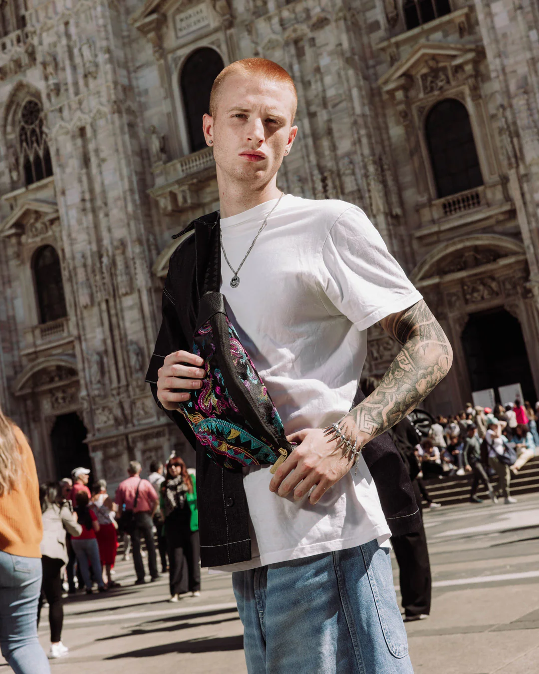 EMBROIDERED DRAGONS SAVVY CROSSBODY - Image 4