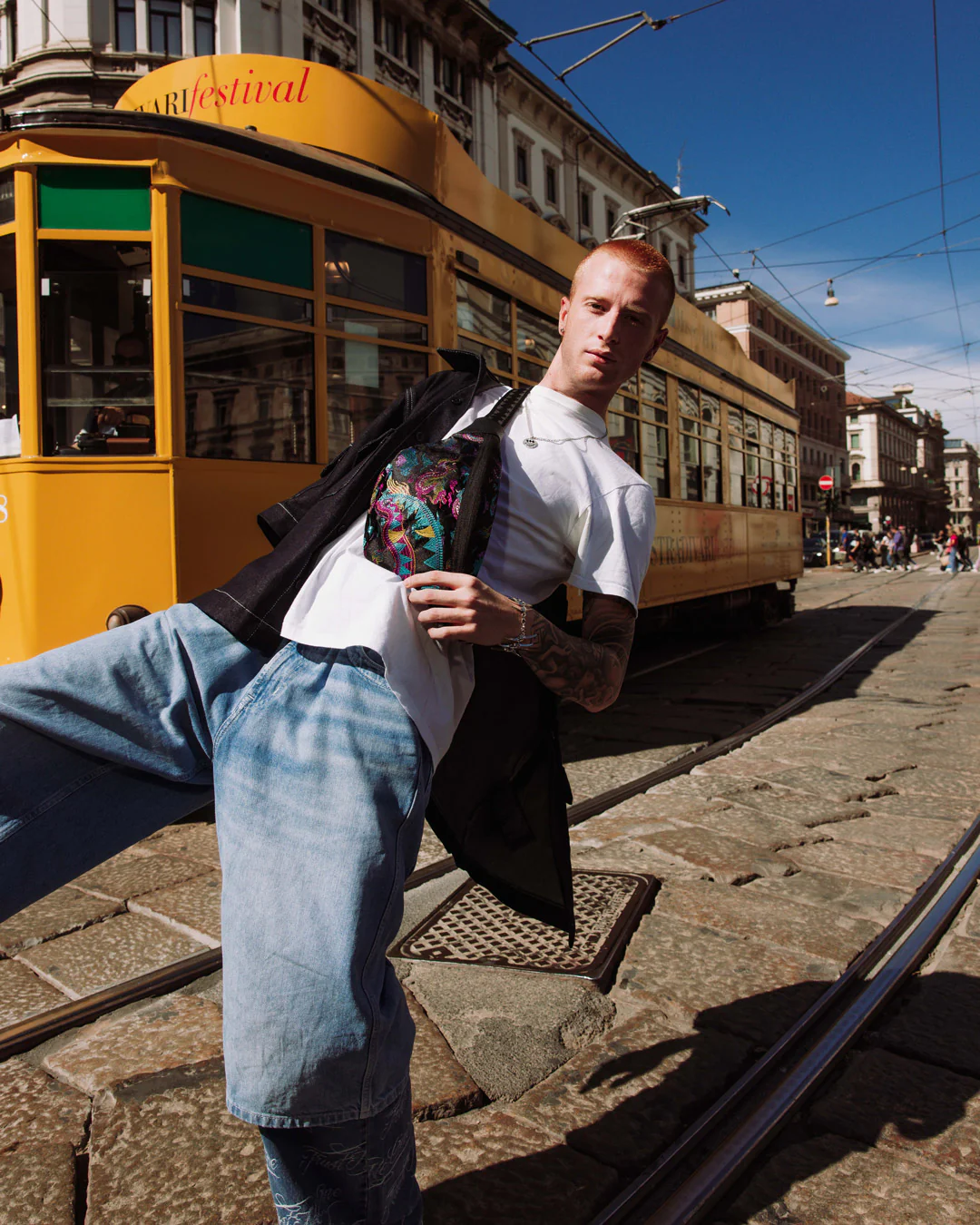 EMBROIDERED DRAGONS SAVVY CROSSBODY - Image 6