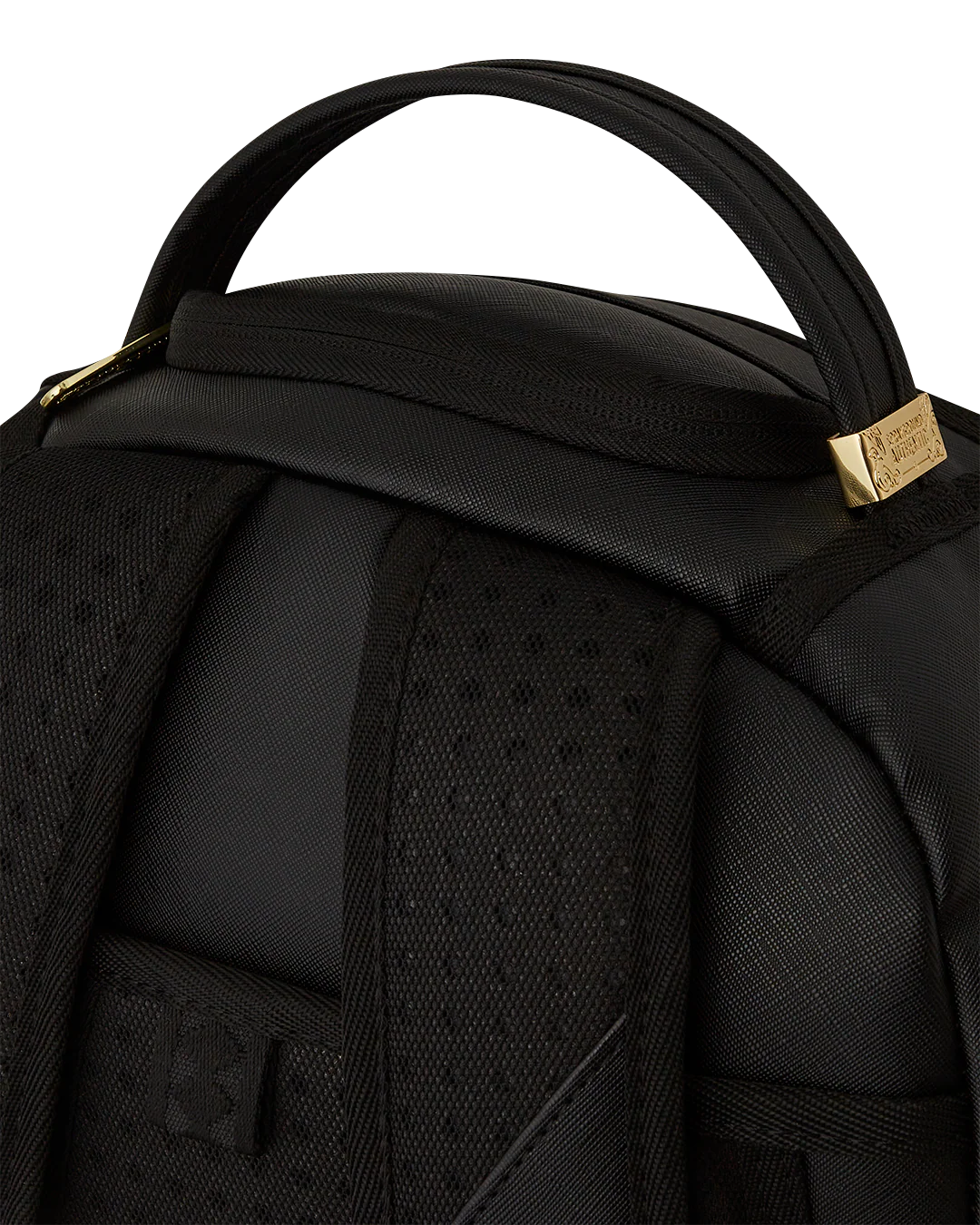 GOLD AND BLACK RACING STRIPES BACKPACK - Image 13