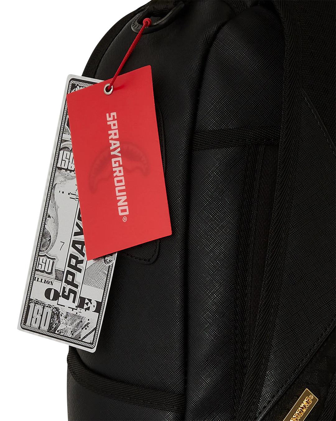 GOLD AND BLACK RACING STRIPES BACKPACK - Image 16