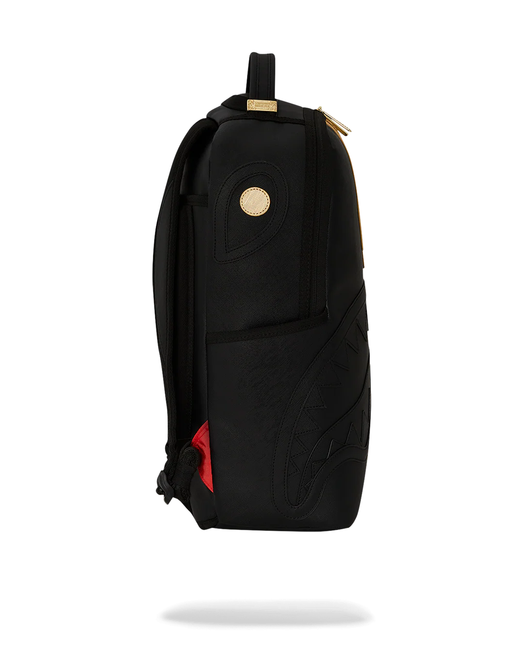 GOLD AND BLACK RACING STRIPES BACKPACK - Image 5