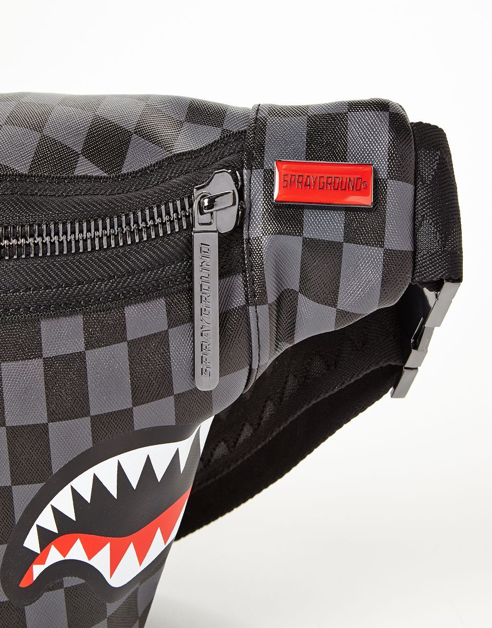 SHARKS IN PARIS (BLACK CHECKERED EDITION) CROSSBODY - Image 4