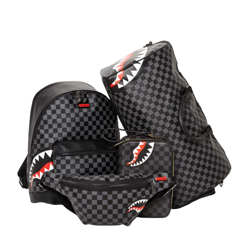 SHARKS IN PARIS (BLACK CHECKERED EDITION) CROSSBODY - Image 5