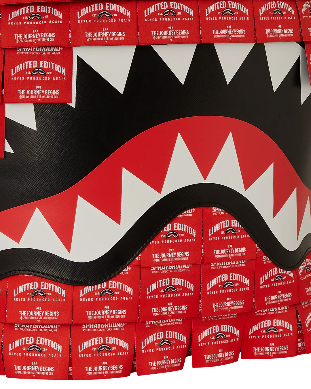 MADE OF WOVEN LABELS SHARK BACKPACK - Image 12