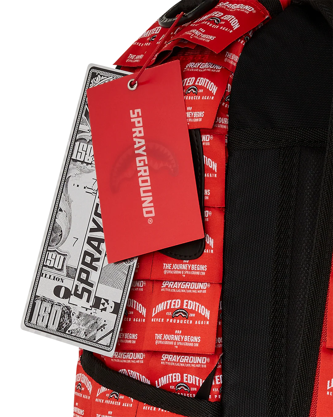 MADE OF WOVEN LABELS SHARK BACKPACK - Image 13