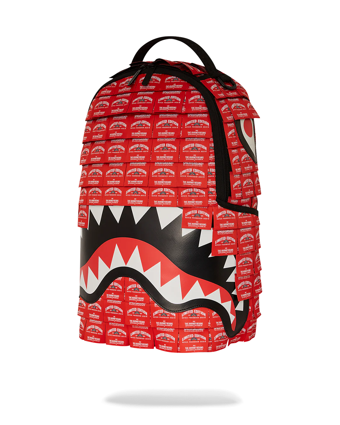 MADE OF WOVEN LABELS SHARK BACKPACK - Image 8