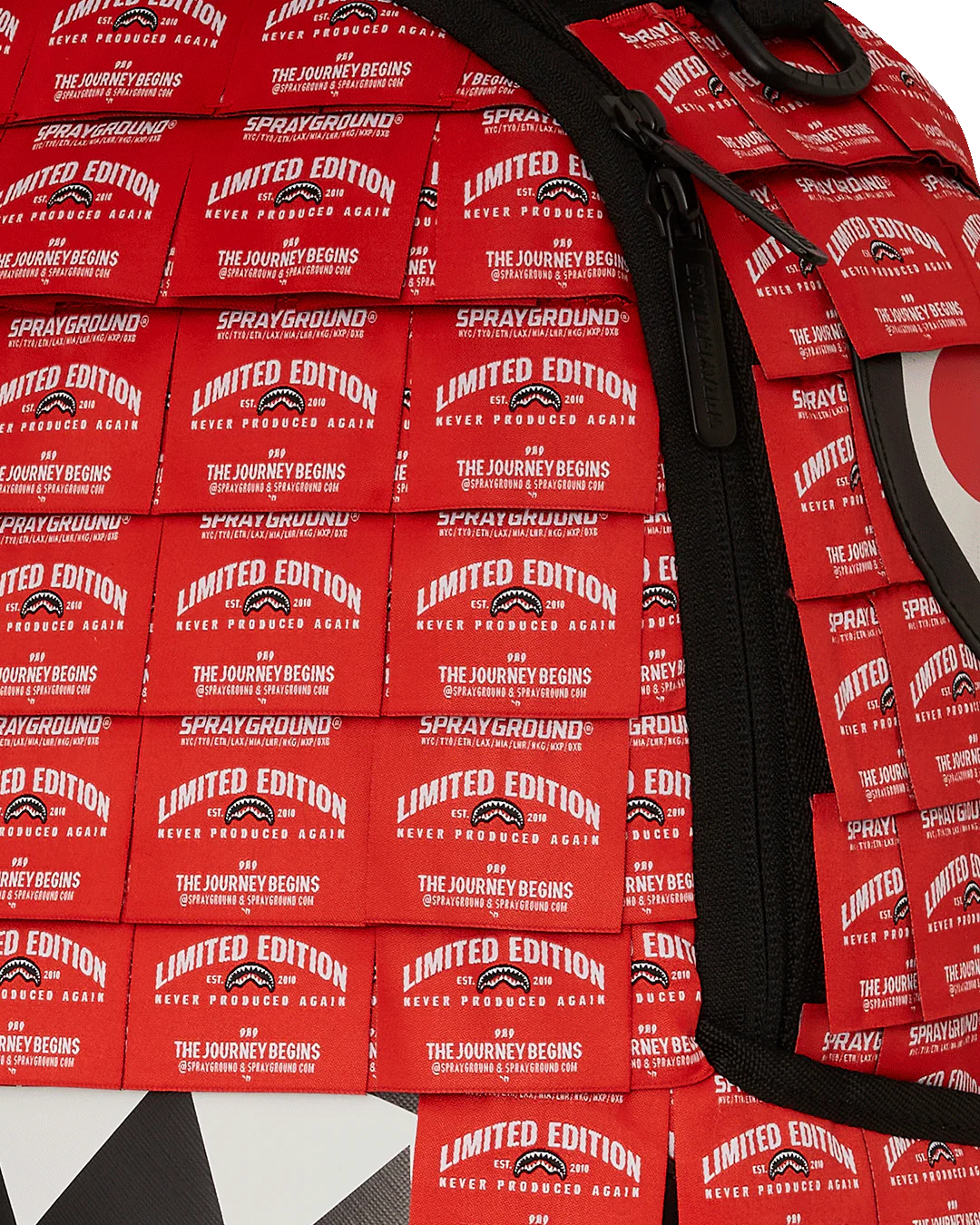 MADE OF WOVEN LABELS SHARK BACKPACK - Image 9