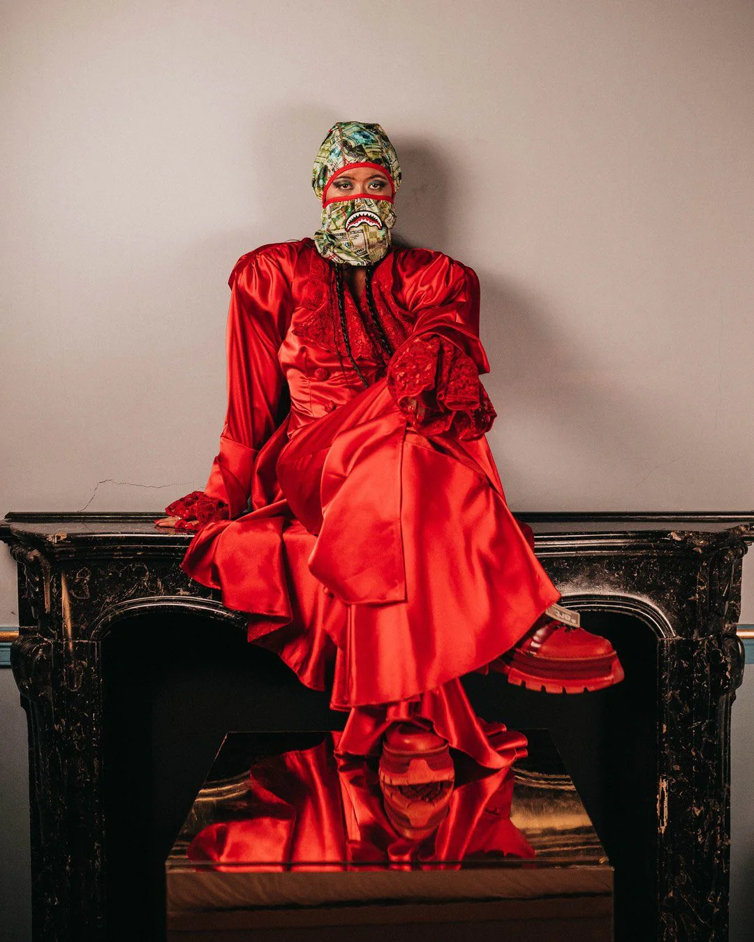 MAMA I MADE IT PULL DOWN SKI MASK - Image 4