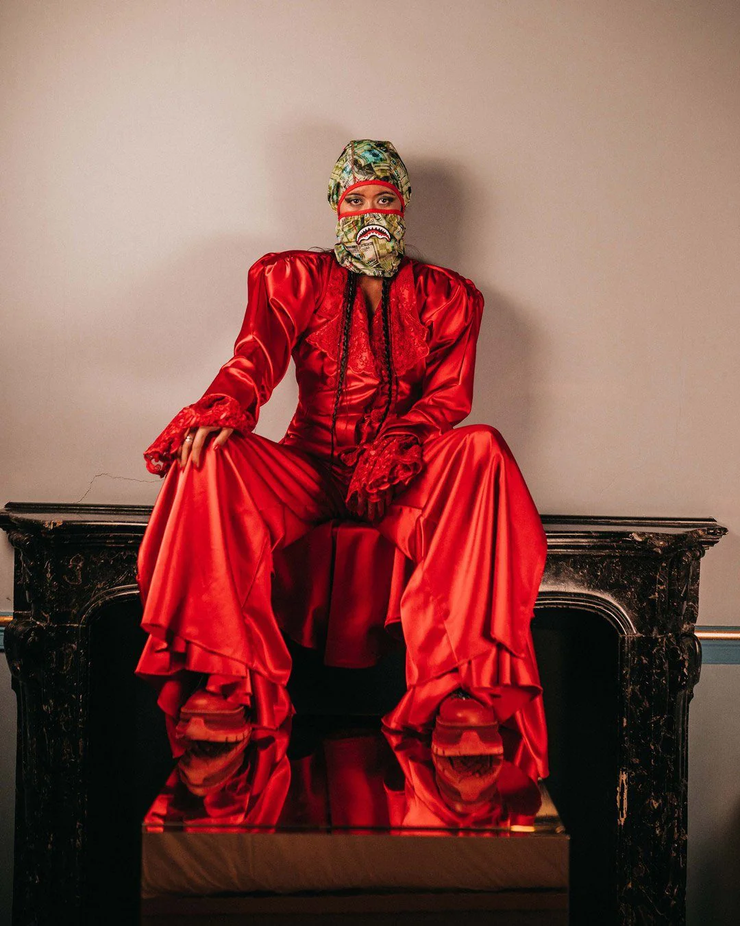 MAMA I MADE IT PULL DOWN SKI MASK - Image 6