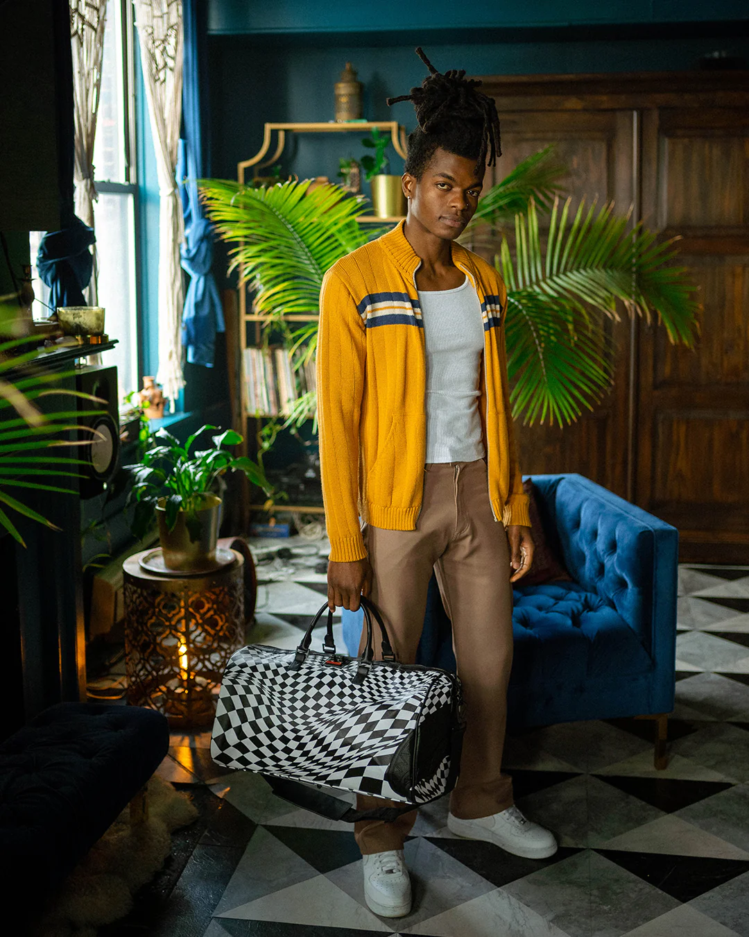 TRIPPY CHECK DUFFLE - Image 8