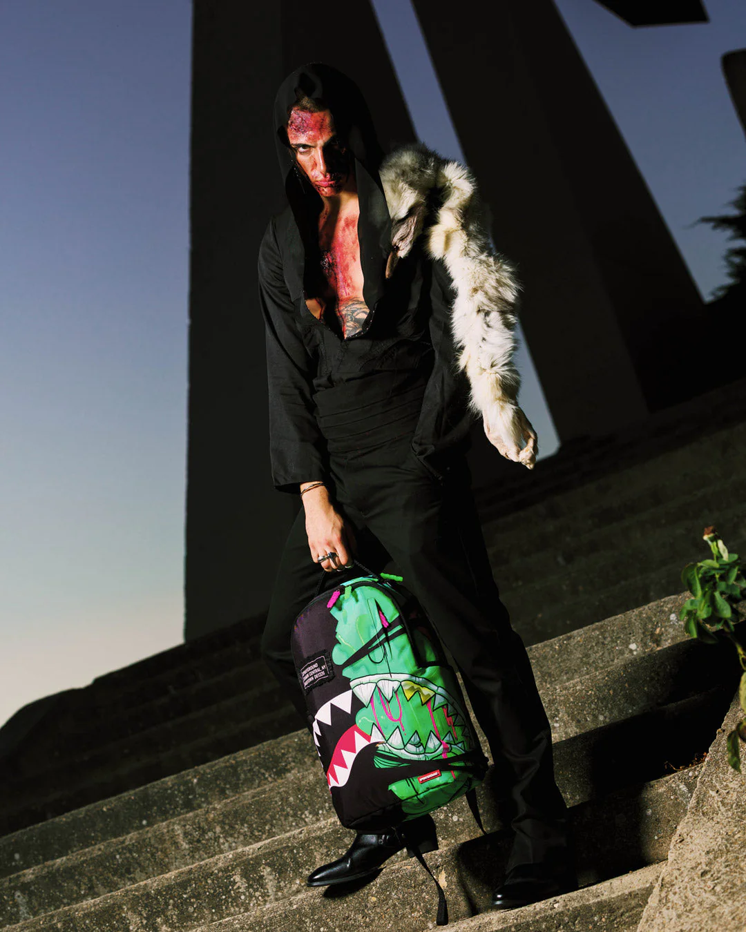 ZOMBIE OOZE SHARK CENTRAL BACKPACK - Image 4